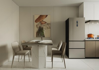 现代餐厅3D模型下载